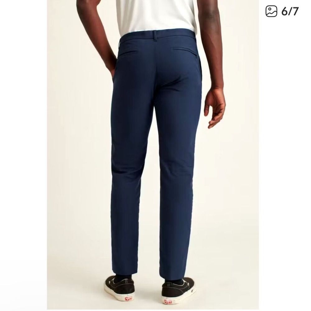 Bonobos Tech Chino 3XDRY Slim Fit Navy Blue Men’s Size 32